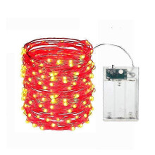 Fio de luz de bola LED Controle Remoto multicolorido à prova d'água para festa ao ar livre Halloween Natal