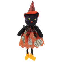 Cloth Halloween Ornament Pumpkin Witch Hanging Decoration for Holiday Party