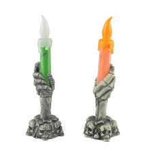 Halloween LED Candle Lamp Ghost Hand Candle Holder Flameless Skull Light for Party Decoration