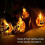 Halloween String Lights 30 LED Pumpkin Orange 10.8ft 3D Plastic Indoor Decor 4