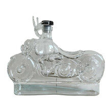 Carafe à whisky en forme de moto, verre Borosilicate, nouveauté, carafe à vin décorative pour Bar à la maison