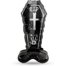 Halloween Balloons 58 Inch Aluminum Foil Spooky Horror Tree Coffin Skeleton Guard Party Decorations