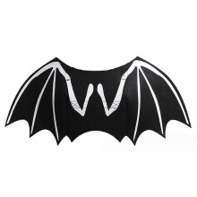 Pet Bat Wings Luminous Regulowany pasek na rzep Miękki filc dla psów Koty Kostium na Halloween