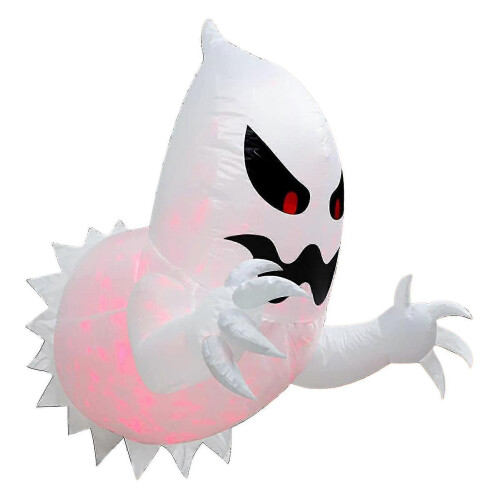 Halloween Inflatable Ghost Decor 140cm Polyester Light Up for Party
