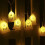 LED Halloween Decorative Light String 3m 20 Lights Warm White Battery Powered 2 AA Modes Always On Flashing 3
