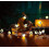 10 Eyeball LED Halloween String Lights 1.5m Warm White Battery Operated Decorative 1