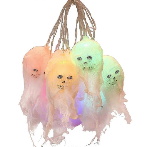 Halloween Skull String Light 10 LED Lantern Decoration IP42 Waterproof 250cm Plastic Cable
