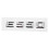 Zelfklevend embleem met letter en cijfer voor de achterbak van de auto, compatibel met E300, E320, E350, E400, E420, E430, E500 en E550 1