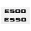 Zelfklevend embleem met letter en cijfer voor de achterbak van de auto, compatibel met E300, E320, E350, E400, E420, E430, E500 en E550 5