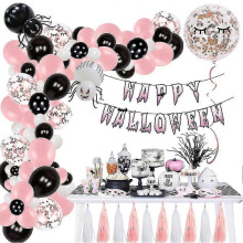 Halloween Party Balloons Aluminum Film, Non-Toxic, Reusable Decoration for Party