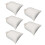 Canvas Drawstring Bags 5-Pack White 25x20cm Portable Candy Storage Pouches 2
