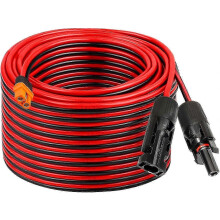 Solar to XT60i Extension Cable 12AWG 20ft, IP68 Waterproof Connector Compatible with Portable Solar Panels Power Stations Solar Generators