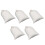 Canvas Drawstring Bags 5-Pack White 25x20cm Portable Candy Storage Pouches 5