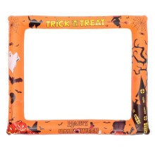 Aufblasbarer Halloween-Foto-Requisitenrahmen, 3er-Pack, verschiedene Farben, Kunststoff-Fotorahmen für Partydekoration