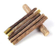 Palitos de Matatabi para Gatos, 0,4-0,6cm, Naturais e Secos, Brinquedo de Mastigar para Higiene Dental e Alívio do Estresse