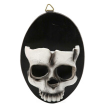 Wall Skull Candle Holder Resin Gothic Hanging Hook Skeleton Candlestick Halloween Decor