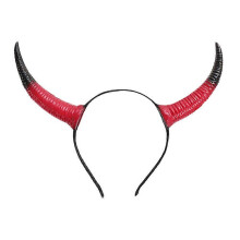 Diadema de cuerno, decoración de fiesta de Cosplay, accesorio de moda de PU para Festival de Carnaval de Halloween