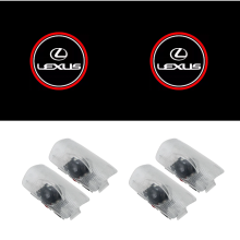 Juego de 4 luces de entrada para Lexus ES, IS, LS, GS, LX, RX, GX, luces de puerta y de bienvenida para vehículos.