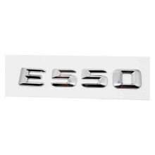 Emblema adhesivo con letra y número para el maletero trasero del coche, compatible con E300, E320, E350, E400, E420, E430, E500 y E550.