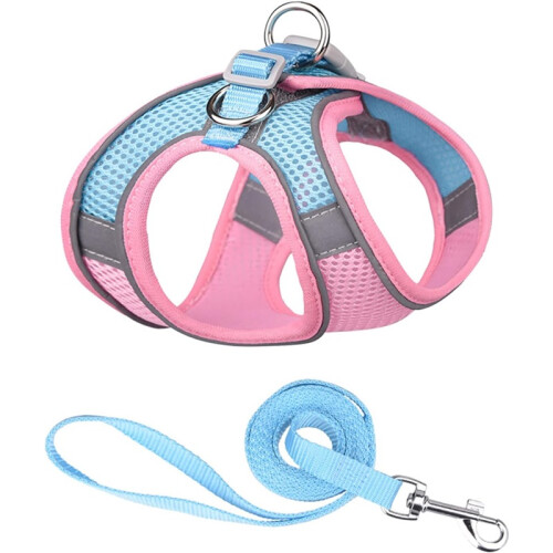 No-Pull Dog Harness – Adjustable Reflective Breathable Mesh Safety Harness