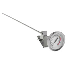 Ruostumattomasta teräksestä valmistettu paistolämpömittari, 40 cm pitkä anturi, 50-550 F uunigrillille ranskanperunoita paistettua kanaa
