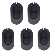 5X Garage Door Opener Remote Control 2-Channel 433MHz ABS Black, compatible with DITEC Entrematic GOL4 BIXLG4 BIXLP2 BIXLS2 ZEN Series
