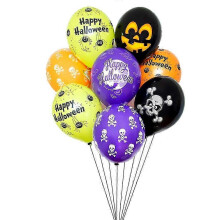 Set di palloncini di Halloween Palloncini con ragno con testa di zucca per decorazioni per feste a tema