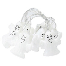 Luzes de corda fantasma de Halloween 20 LED 3m operadas por bateria decoração de luz noturna interna e externa