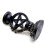 Pentagram Candlestick Holder 13.5cm Black Gothic Resin Hand-Painted 2