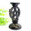 Pentagram Candlestick Holder 13.5cm Black Gothic Resin Hand-Painted 3