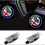 Alfa Romeo compatible door lights (2-pack) with ghost logo projector, waterproof, with entry lighting 1