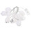 Halloween Light String, White, 98.25in, Battery Operated, AA, 3V 6W 7lm 2