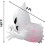 Halloween Inflatable Ghost for Window Decor with LED Red Lights, Battery Operated 5