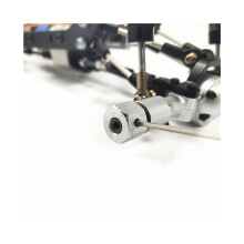 Adaptador Hexagonal de Cubo de Rueda Combinador de Metal de 80 Piezas de 5 mm una 12 mm para WPL D12 C14 C24 B14 B16 MN D90 D91 RC Coche Pie