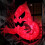 Halloween Inflatable Ghost for Window Decor with LED Red Lights, Battery Operated 1