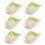 Easter Bunny Canvas Drawstring Bags Reusable Candy Storage 6 Pack 3