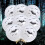Halloween Bat Pattern Latex Balloons White 100 Pcs Party Decorations 4