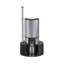 Carafe à vin électrique, verseur aérateur de vin en acier inoxydable avec interrupteur marche/arrêt, convient à la plupart des bouteilles