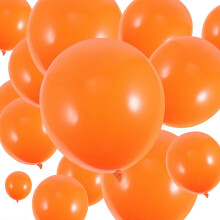 Balões de látex laranja 100 unidades para suprimentos de decoração de festa de Halloween