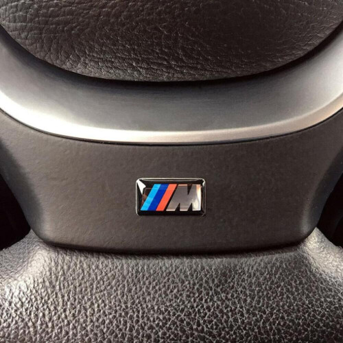 Aluminum wheel center emblems, compatible with BMW models - A completely new, high-performance, silver-anodized upgrade. 1