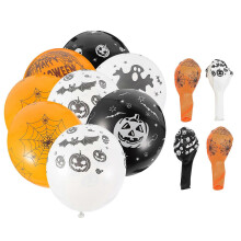 100 peças balões de Halloween decorações de festa de látex 40 cm cor aleatória para o festival de Halloween