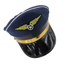 Policajná čiapka námornícka modrá pre dospelých Cosplay vo vojenskom štýle, 58 cm, unisex