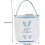 Easter Candy Basket Canvas for Kids Storage 25x23x23 cm 3