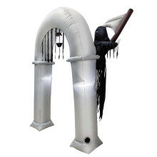 LED Halloween Inflatable Arch 170x240cm Multicolor Polyester Yard Decoration with US/UK/EU/AU Plug