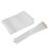 50 Pcs White Polyester Handheld Flags for DIY Decorations Parades Events 3
