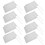 50 Pcs White Polyester Handheld Flags for DIY Decorations Parades Events 5