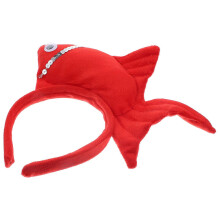 Goldfish Headband for Kids Halloween - Red Fabric 3D Fish Design, Unisex Party Headwear