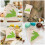 Easter Bunny Canvas Drawstring Bags Reusable Candy Storage 6 Pack 5