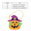 Halloween Candy Bag Lightweight Non-woven Pumpkin Pattern Witch Hat for Trick-or-Treating 4