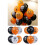 Balões de Halloween, 100 pacotes de látex, 12 polegadas, cores sortidas para decorações de festa de Halloween 2